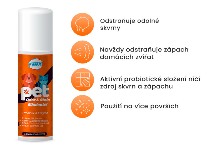 TWX® Home Pet Odstraňovač zápachu a skvrn
